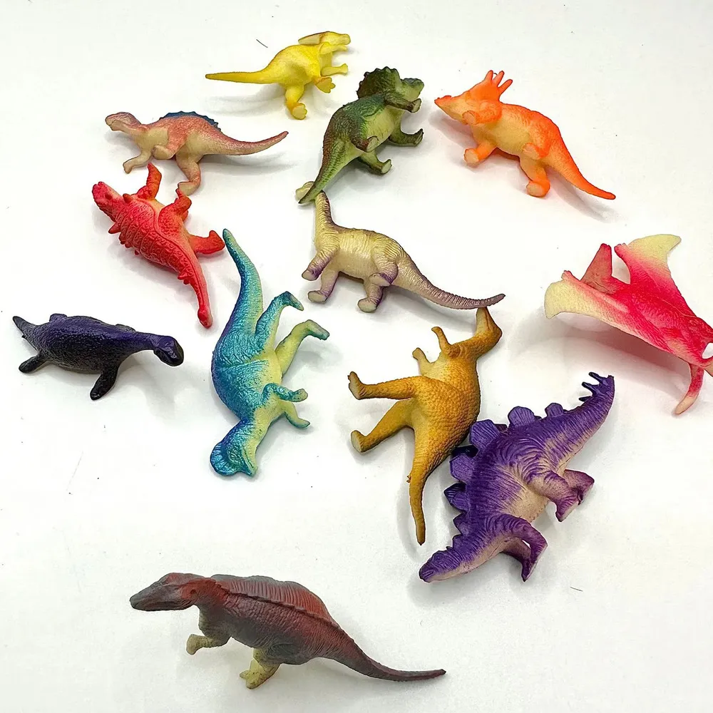 Kit Dinossauros Miniaturas Realistas Coleção Jurássica