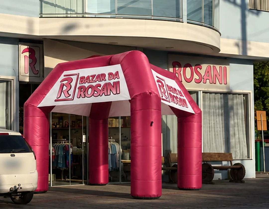 Fachada do Bazar da Rosani, em Agrolândia
